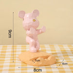 Phone Stand Resin Portable Hands-Free Viewing Mini Desk Surface