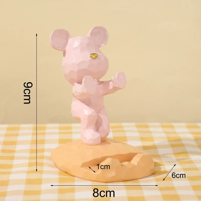 Phone Stand Resin Portable Hands-Free Viewing Mini Desk Surface