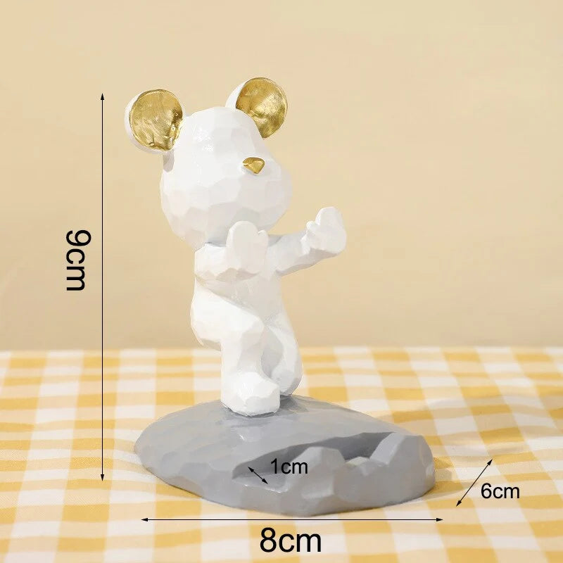 Phone Stand Resin Portable Hands-Free Viewing Mini Desk Surface