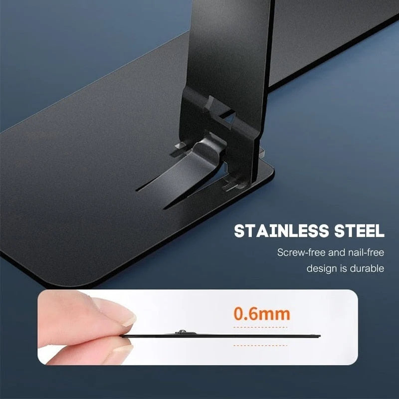 Phone Stand Stainless Steel Ultra-Thin Adjustable