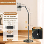 Phone & Tablet Floor Stand Adjustable Height Aluminum Alloy