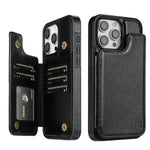 Phone Wallet Case Faux Leather RFID-Blocking Card Holder