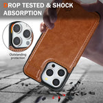 Phone Wallet Case Faux Leather RFID-Blocking Card Holder