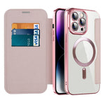 Phone Wallet Case RFID-Blocking Card Slot Built-In Stand