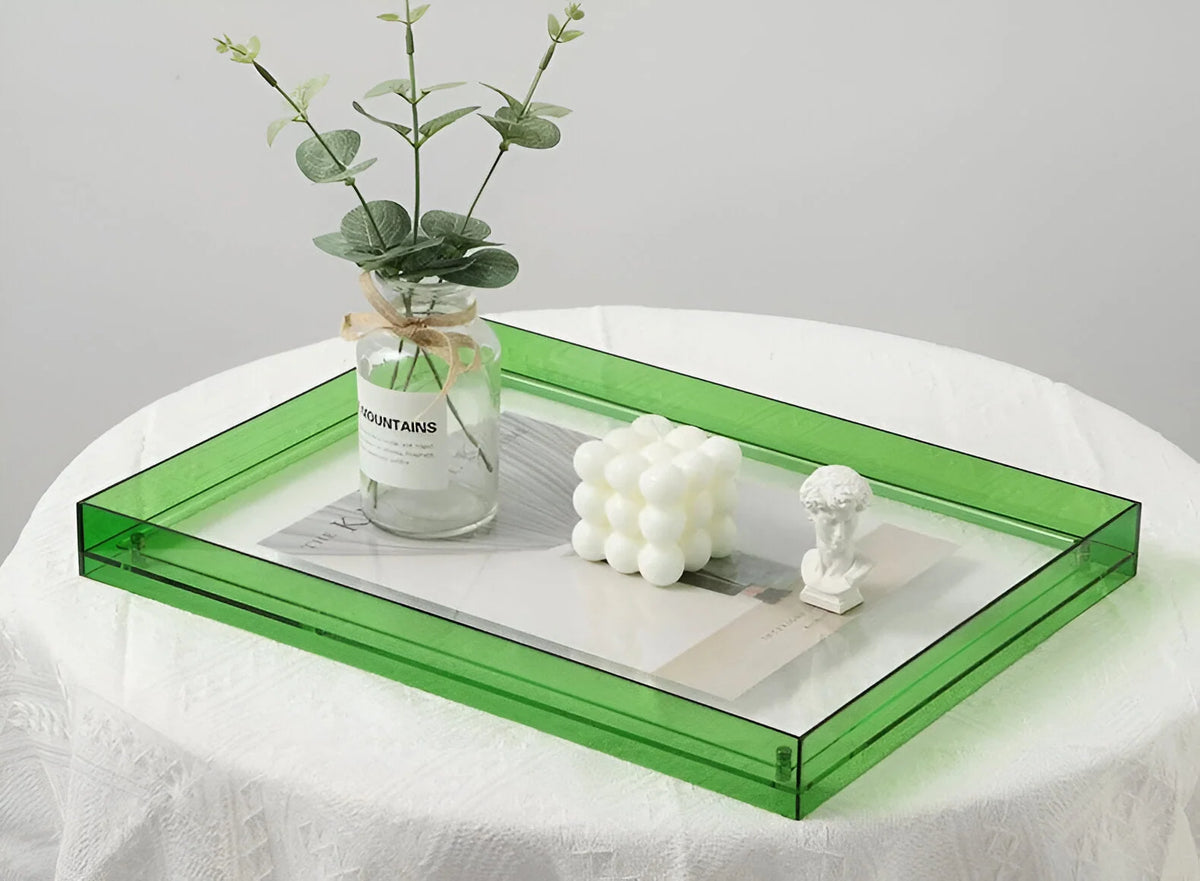 Photo Frame Clear Acrylic Floating Desk & Wall Mount