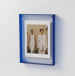 Photo Frame Clear Acrylic Floating Desk & Wall Mount