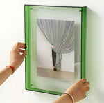 Photo Frame Clear Acrylic Floating Desk & Wall Mount