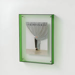 Photo Frame Transparent Acrylic Freestanding or Wall-Mountable