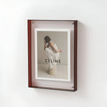 Photo Frame Transparent Acrylic Freestanding or Wall-Mountable
