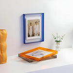 Photo Frame Transparent Acrylic Freestanding or Wall-Mountable