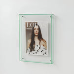 Photo Frame Transparent Acrylic Freestanding or Wall-Mountable