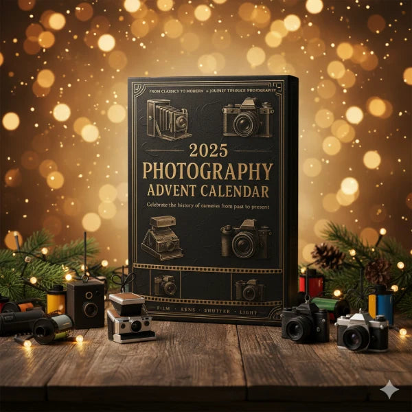Photography Advent Calendar 24 Miniature Acrylic Cameras & Accessories