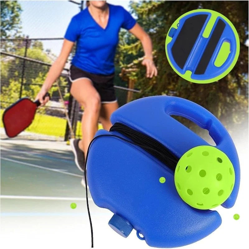 Pickleball Trainer Solo Rebounder Glow-In-The-Dark Balls