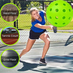 Pickleball Trainer Solo Rebounder Glow-In-The-Dark Balls