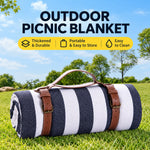 Picnic Blanket Waterproof Cushioned Foam Foldable