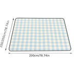 Picnic Blanket Waterproof Padded Foldable With Carry Handle