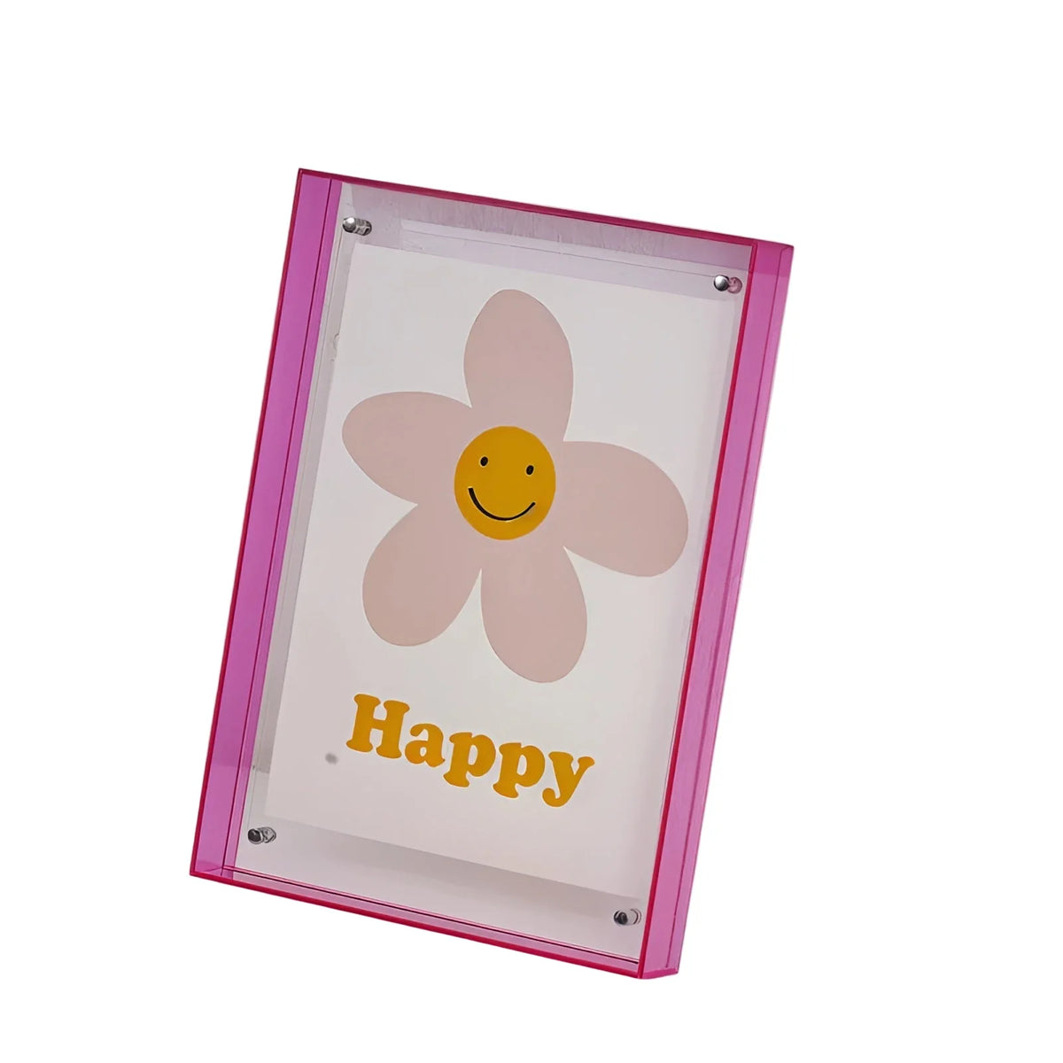 Picture Frame Acrylic Neon Edge Stand Or Hang