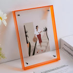Picture Frame Acrylic Neon Edge Stand Or Hang