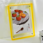 Picture Frame Acrylic Neon Edge Stand Or Hang