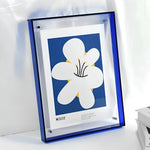 Picture Frame Acrylic Neon Edge Stand Or Hang