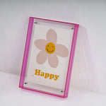 Picture Frame Acrylic Neon Edge Stand Or Hang