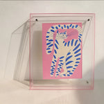 Picture Frame Acrylic Neon Edge Stand Or Hang
