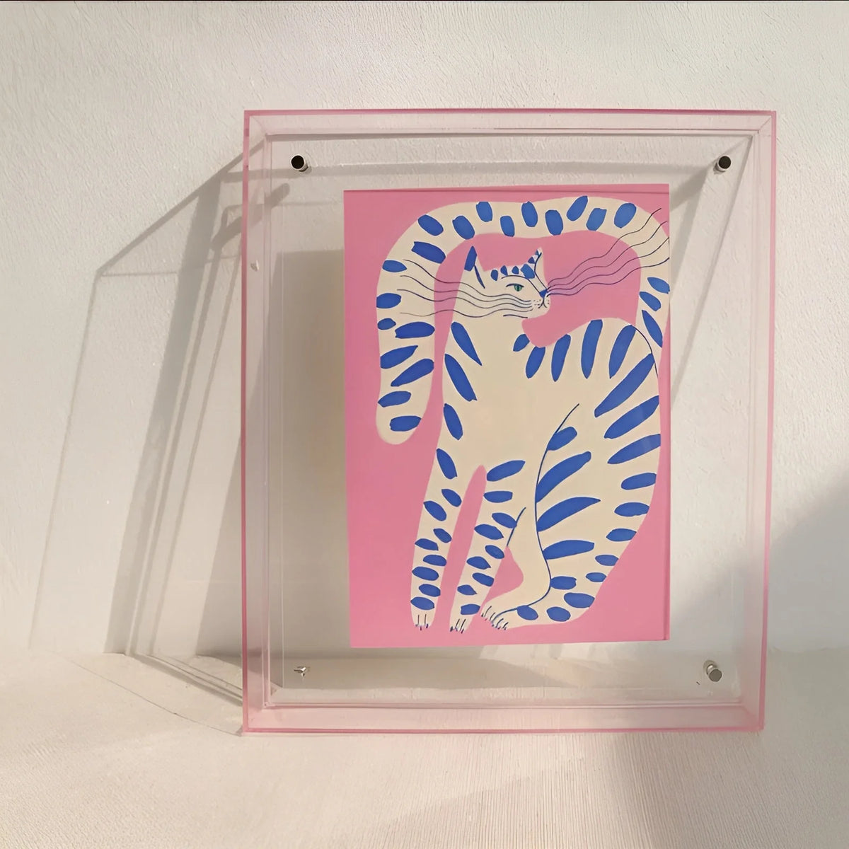 Picture Frame Acrylic Neon Edge Stand Or Hang