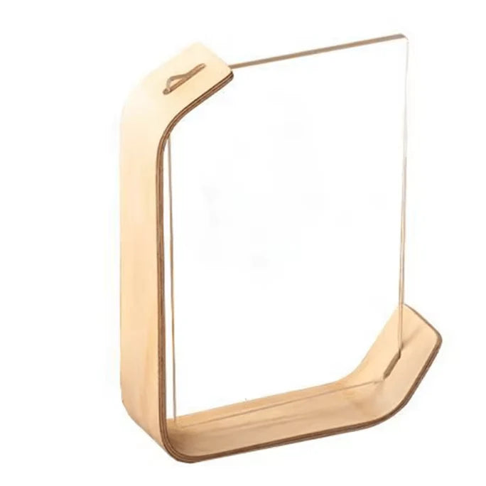 Picture Frame Double-Sided Wood & Acrylic Tabletop