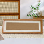 Picture Frame Wooden Glass Front Long Format 15 × 42 cm
