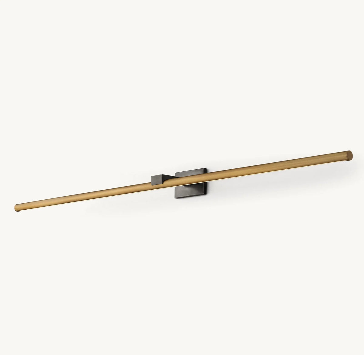 Picture Light Brass Integrated LED Glare-Free Warm White
