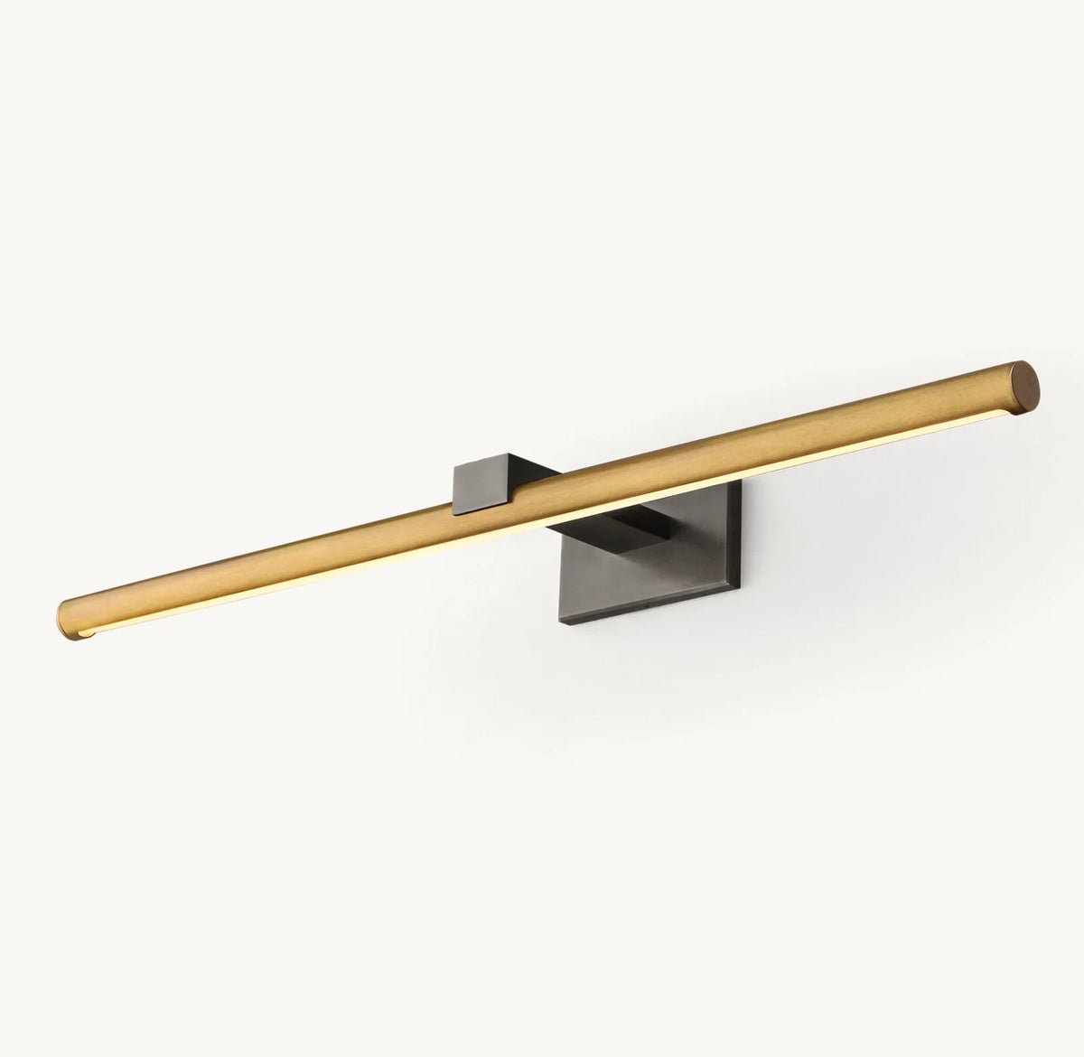 Picture Light Brass Integrated LED Glare-Free Warm White