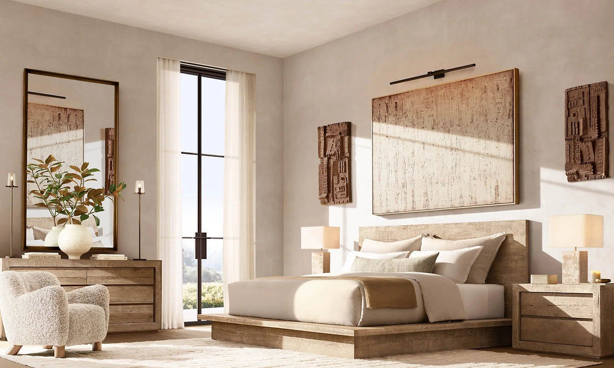 Picture Light Brass Integrated LED Glare-Free Warm White
