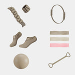 Pilates Accessories Kit 13-Piece Resistance Bands & Tote