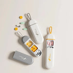 Pill Box Compact Plastic Secure Lid For Travel