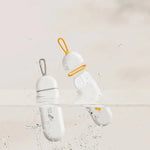 Pill Box Compact Plastic Secure Lid For Travel