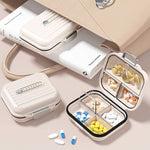 Pill Organizer Compact Travel Design 7 Compartments