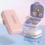 Pill Organizer Compact Travel Design 7 Compartments