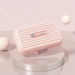 Pill Organizer Compact Travel Design 7 Compartments