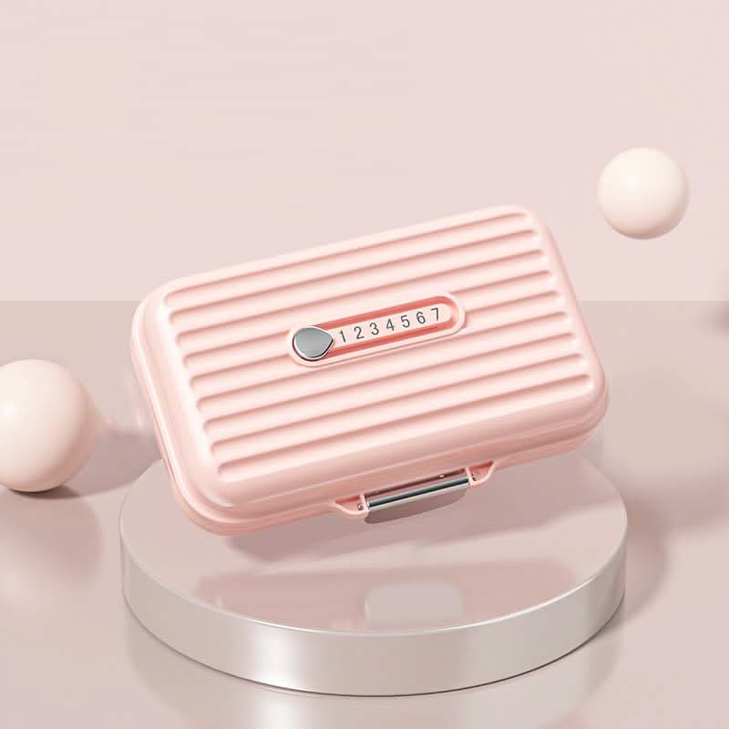 Pill Organizer Compact Travel Design 7 Compartments