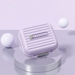 Pill Organizer Compact Travel Design 7 Compartments