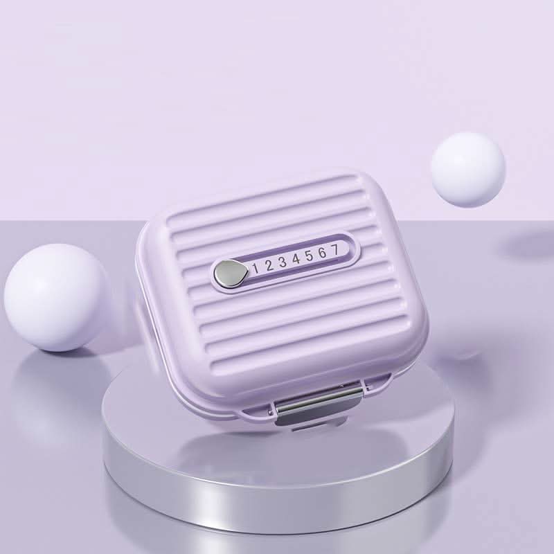 Pill Organizer Compact Travel Design 7 Compartments