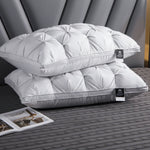 Pillow 100% Goose Down Hypoallergenic Breathable