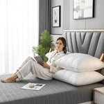 Pillow 100% Goose Down Hypoallergenic Breathable Support