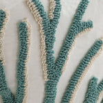 Pillow Cover 18x18 Hand-Tufted Coral Relief