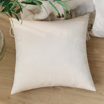 Pillow Cover 18x18in Fine Ribbed Cord Cotton-Poly Blend