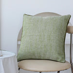 Pillow Cover Abstract Houndstooth Jacquard Cotton-Linen 18x18