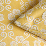 Pillow Cover Cotton-Linen Floral Jacquard Hidden Zipper