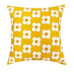 Pillow Cover Hand-Tufted Bouclé Floral Linen-Touch