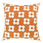 Pillow Cover Hand-Tufted Bouclé Floral Linen-Touch