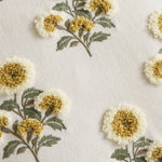 Pillow Cover Hand-Tufted Floral Cotton-Linen Hidden Zipper